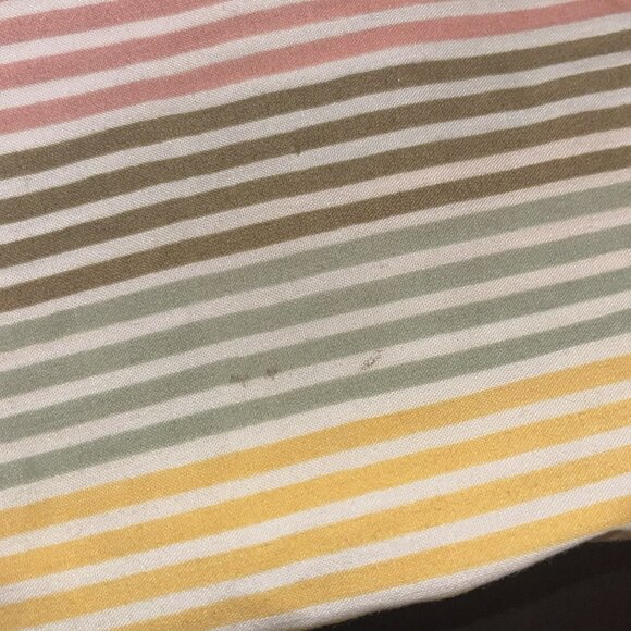 JP Stevens & Co Colorful Striped Queen Flat (Top) Sheet Multicolor Summer Vibe - Picture 3 of 5